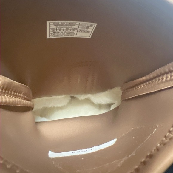 UGG WOMEN'S CLASSIC DIPPER Platform SUEDE SHEARLING LINED BOOTS CHESTNUT US 10 - Picture 16 of 16